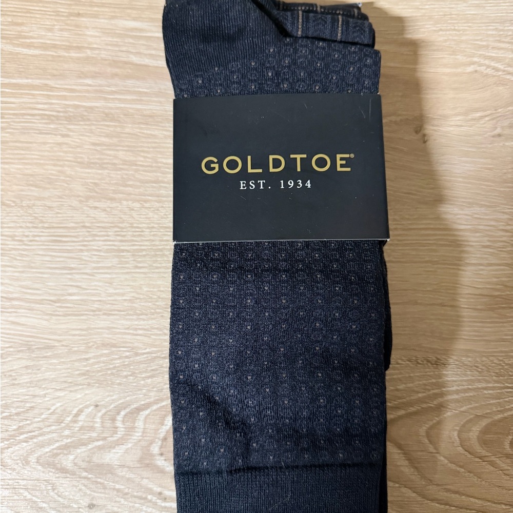 Gold Toe Men's Dark Patterned Dress Socks